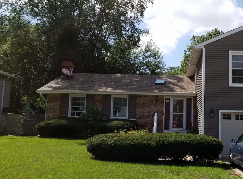 house before roof replacement